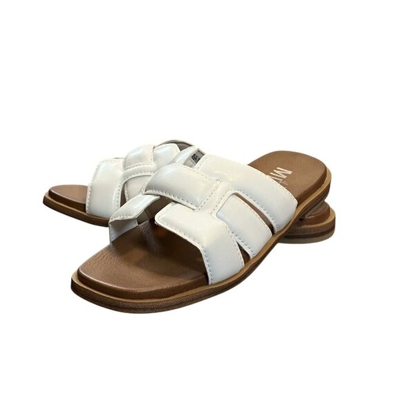 MIA Kids White Elayne Slide On Sandal Size 1 - Picture 1 of 7